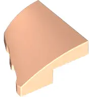 Light Nougat Wedge 2 x 2 x 2/3 Right