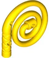 Yellow Minifigure, Weapon Whip Coiled - 3 Holes