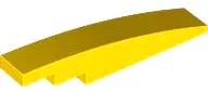 Yellow Slope, Curved 6 x 1