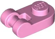 Bright Pink Plate, Round 1 x 1 with Bar Handle