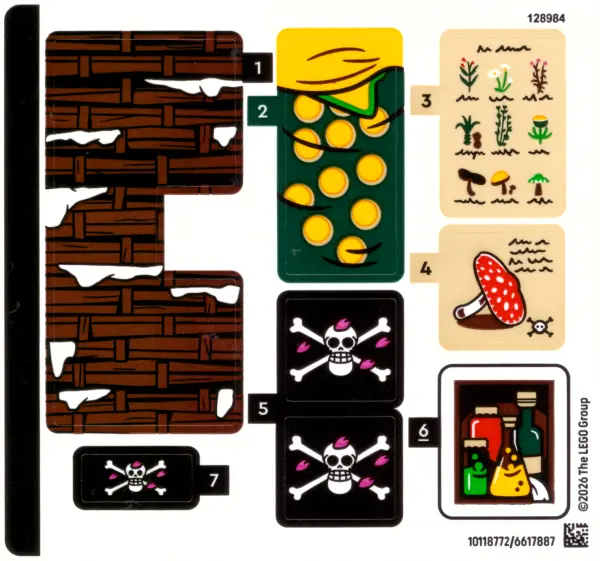 Sticker Sheet for Set 75641 - (10118772/6617887)