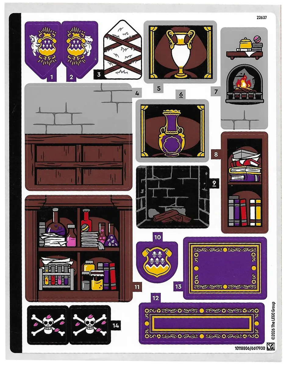 Sticker Sheet for Set 75645 - (10118806/6617930)