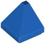 Blue Slope 30 1 x 1 x 2/3 Double Convex Corner