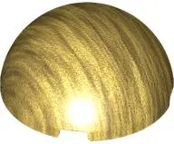 Pearl Gold Cylinder Hemisphere 4 x 4