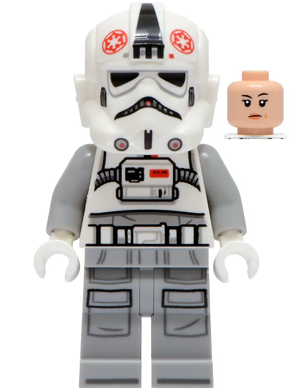 AT-AT Driver - White and Light Bluish Gray Suit