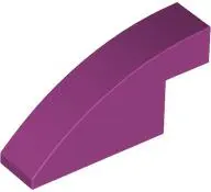Magenta Slope, Curved 4 x 1 x 1 2/3