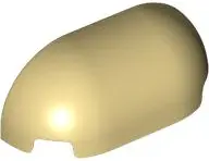Tan Brick, Round Corner 1 x 3 Double without Studs