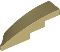 Tan Wedge 4 x 1 Right