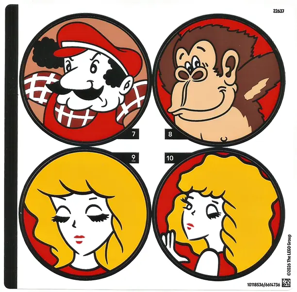 Sticker Sheet for Set 72051, Sheet 2 - (10118536/6614736)