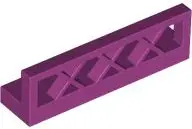 Magenta Fence 1 x 4 x 1 Lattice