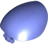 Blue Violet Large Figure Armor, Round, Smooth with Bar Handle - Free Ends