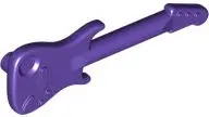 Dark Purple Minifigure, Utensil Musical Instrument, Guitar Electric