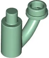 Sand Green Plant Stem / Stalk with Bar, Bar Holder, and Hollow Stud