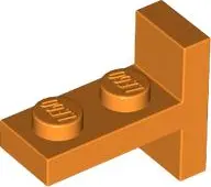 Orange Bracket 1 x 2 - 2 x 1 Centered