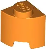 Orange Brick, Round 1 x 1 Quarter