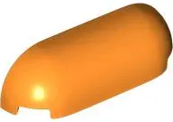 Orange Slope, Curved 1 x 4 with Rounded Ends