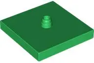 Green Duplo Turntable 4 x 4 Base, Flush Surface