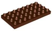 Reddish Brown Duplo, Plate 4 x 8