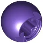 Dark Purple Technic Ball Joint with Through Axle Hole