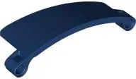Dark Blue Technic, Panel Curved #56 3 x 9 Tapered Left