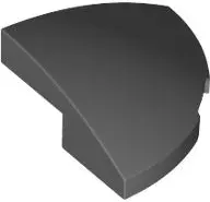 Dark Bluish Gray Slope, Curved 2 x 2 x 2/3 Corner Round