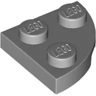 Light Bluish Gray Plate, Round Corner 2 x 2