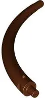 Reddish Brown Dinosaur Tail End Section / Horn, Large