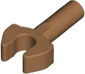 Medium Nougat Bar   1L with Clip Mechanical Claw - Cut Edges and Hole on Side