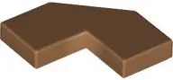 Medium Nougat Tile, Modified Facet 2 x 2