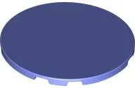 Blue Violet Tile, Round 6 x 6
