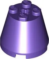 Dark Purple Cone 3 x 3 x 2
