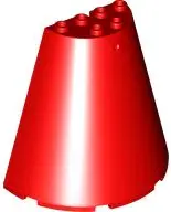 Red Cone Half 8 x 4 x 6