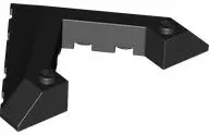 Black Wedge 6 x 8 Pointed Cutout
