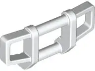 White Bar 1 x 4 x 1 2/3 (Grille Guard / Push Bumper)