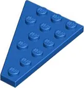 Blue Wedge, Plate 6 x 4 Right