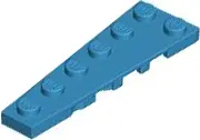 Dark Azure Wedge, Plate 6 x 2 Left