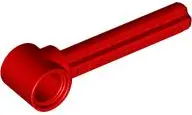 Red Technic, Axle and Pin Connector Hub with 3L Axle