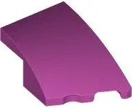 Magenta Wedge 3 x 2 Right No Studs