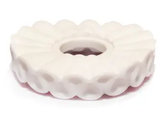 White Minifigure Neck Ruff