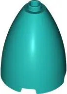 Dark Turquoise Cone 3 x 3 x 3 (Elliptic Paraboloid)