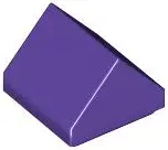 Dark Purple Slope 45 1 x 1 x 2/3 Double