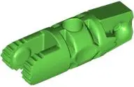 Bright Green Hinge Cylinder 1 x 3 Locking with 1 Finger and 2 Fingers on Ends with Hole