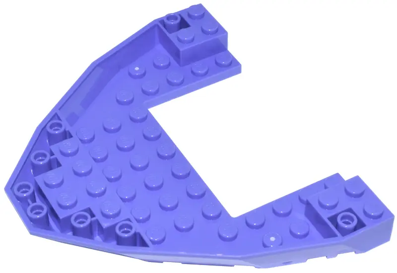 Blue Violet Boat, Bow Brick 10 x 12 x 1 Open