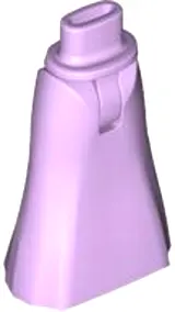 Lavender Mini Doll Hips and Skirt Full Length (Plain) - Thin Hinge