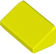 Neon Yellow Slope 30 1 x 2 x 2/3