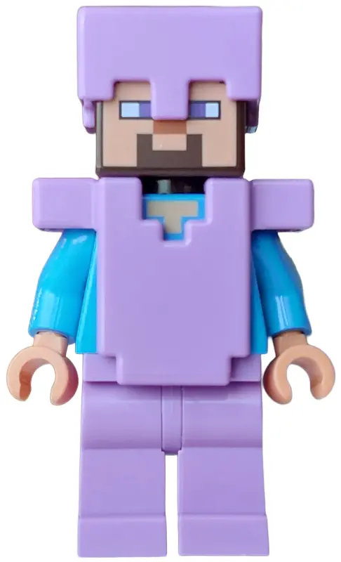 Steve (Nougat) - Medium Lavender Legs, Helmet and Armor