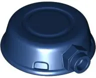 Dark Blue Minifigure, Headgear Helmet, Pot / Pan with Stud on Side