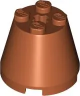 Dark Orange Cone 3 x 3 x 2