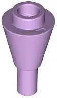 Lavender Cone 1 x 1 Inverted with Bar