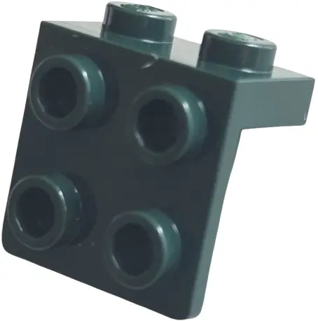 Dark Green Bracket 1 x 2 - 2 x 2